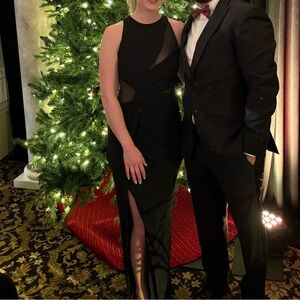 Club L London Black Maxi Dress